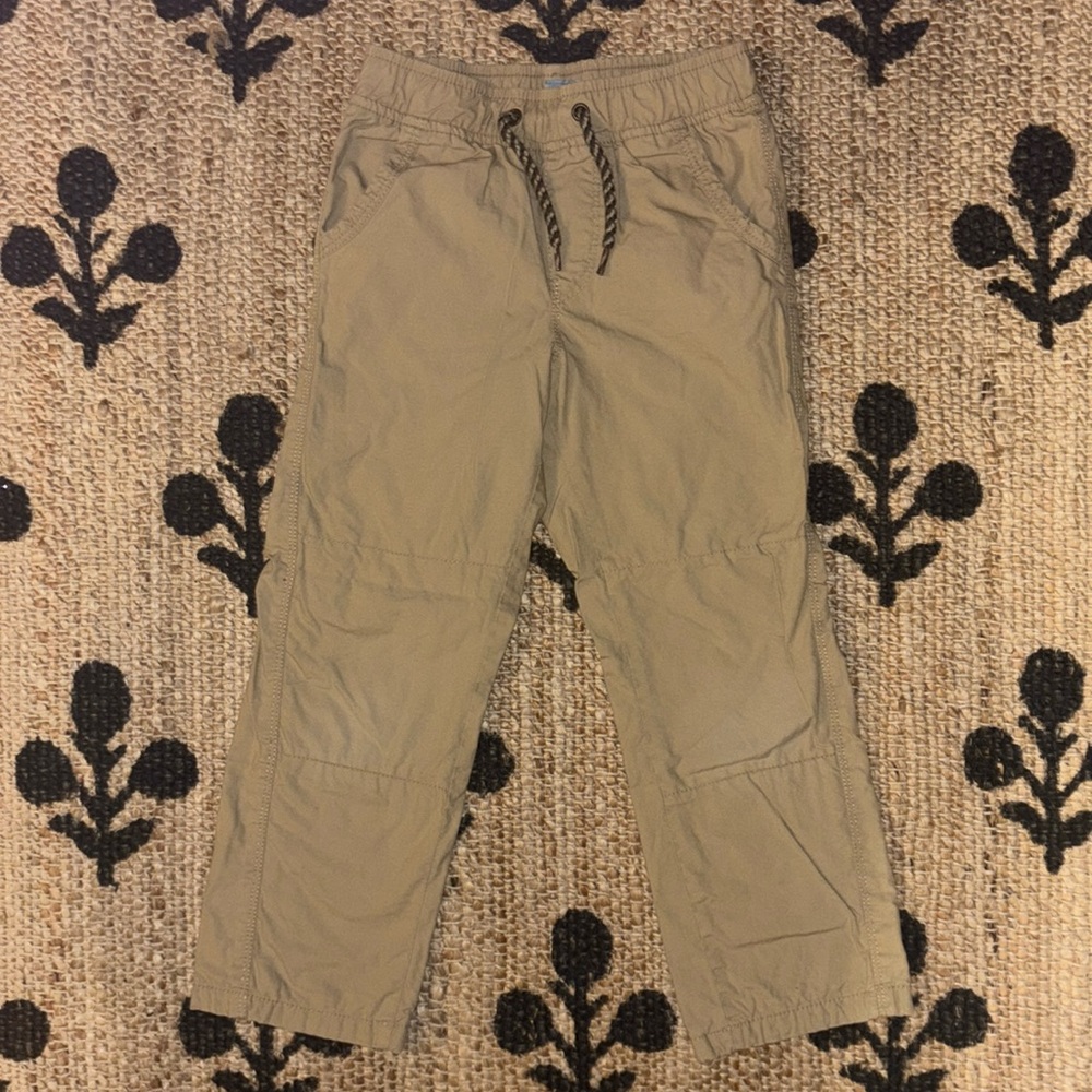 Gap Khaki Drawstring Lined Pants Size 5